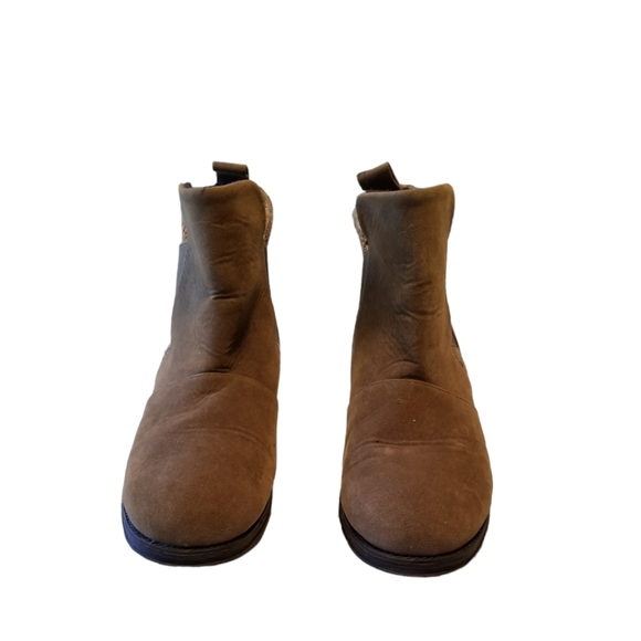 Muk Luks Women's 10 Mila Ankle Boots In Walnut - Picture 4 of 6